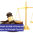 Key Questions to Ask a Personal Injury Lawyer